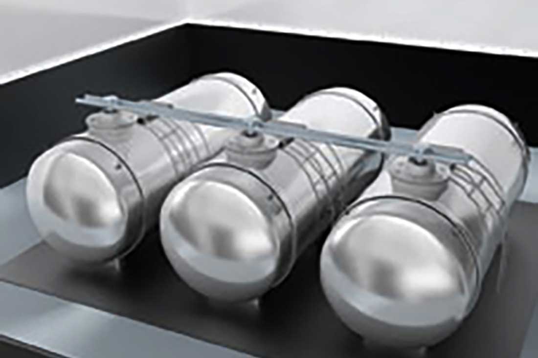 Das MaichenPlast-System kann in Tankräumen mit Batterietanks aus Kunststoff installiert werden.